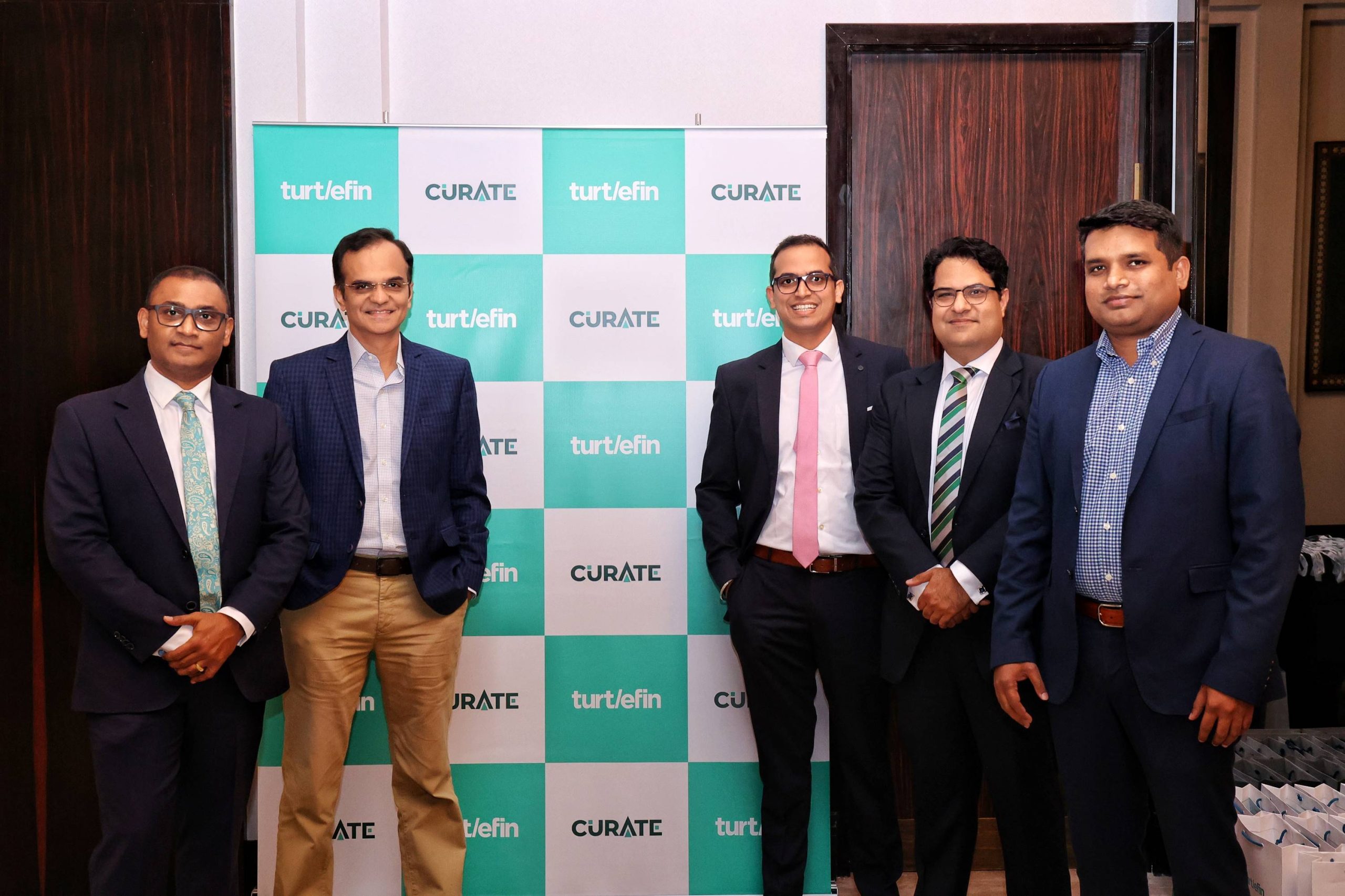 Senior executives of Turtlemint at their Dubai office opening