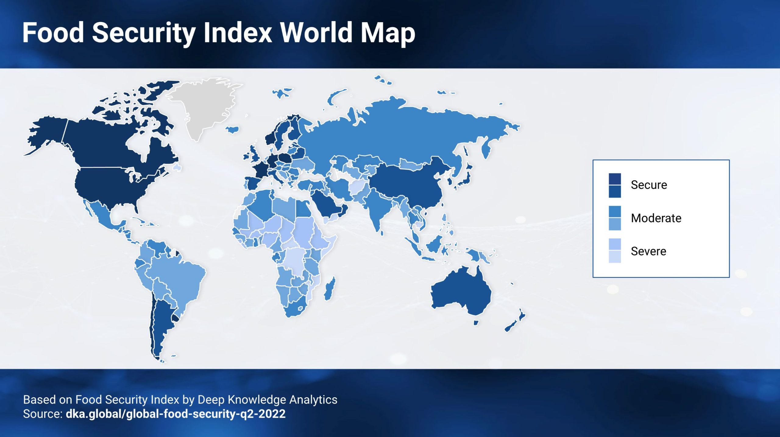 Food Security Index world map