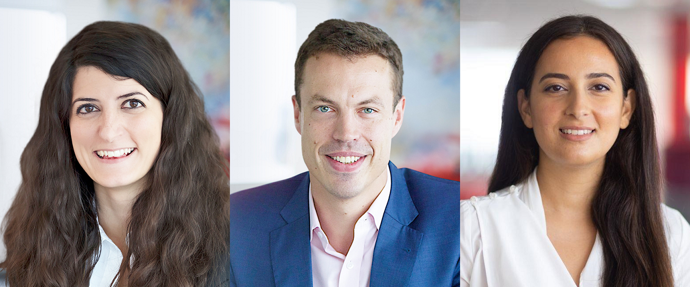 Anne-Laure Malauzat, Tom De Waele and Lise Abi Jaoude (Left to right)