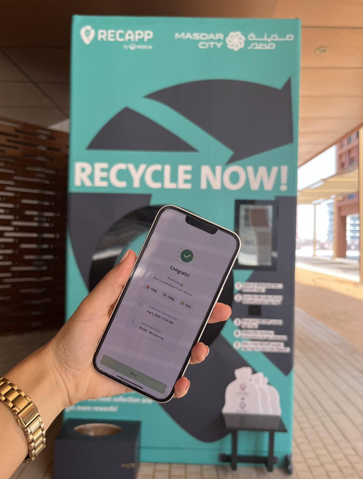 RECAPP Smart Deposit Machine at Masdar City_2