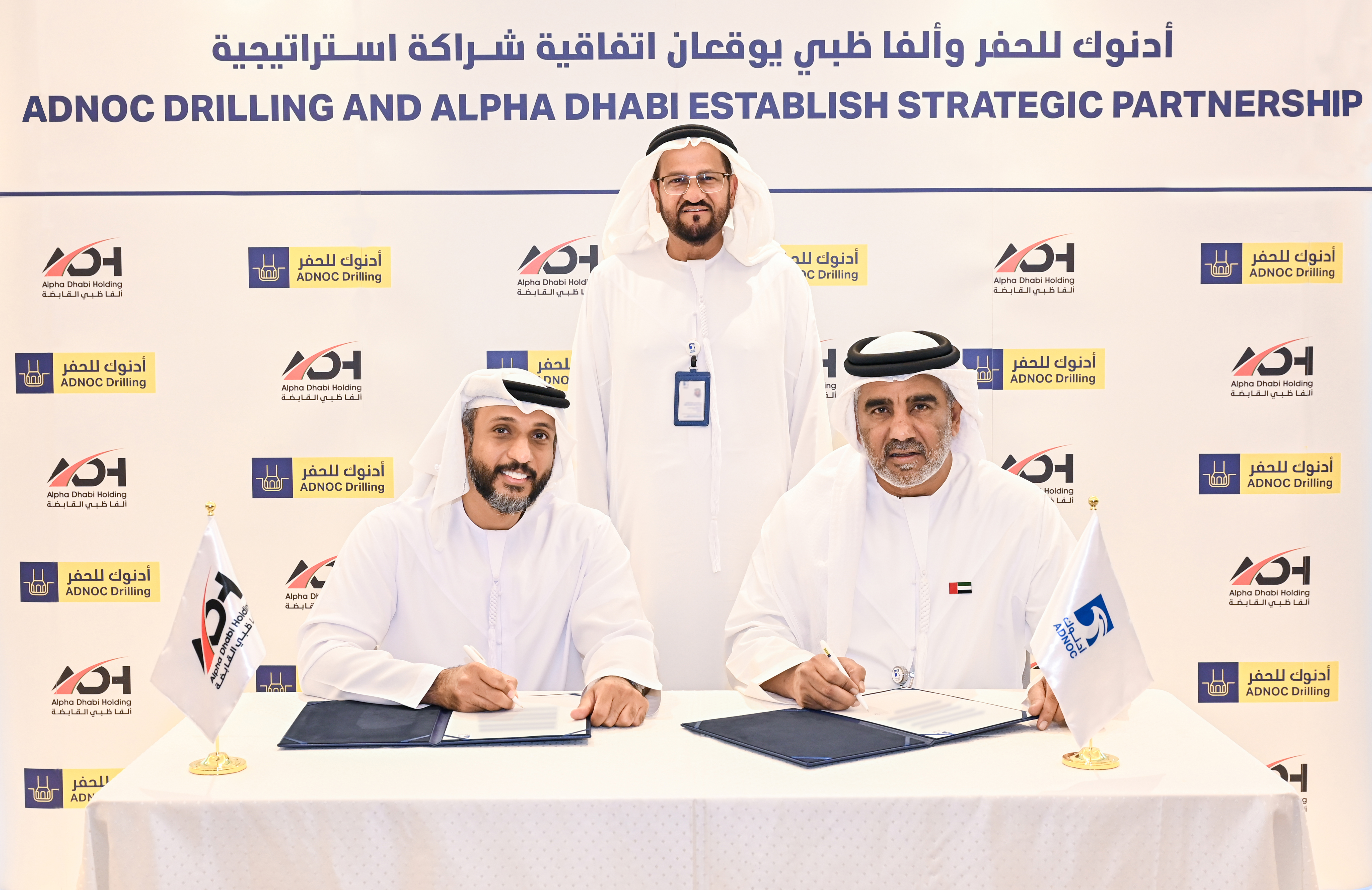 ADNOC Drilling and Alpha Dhabi Signing Ceremony
