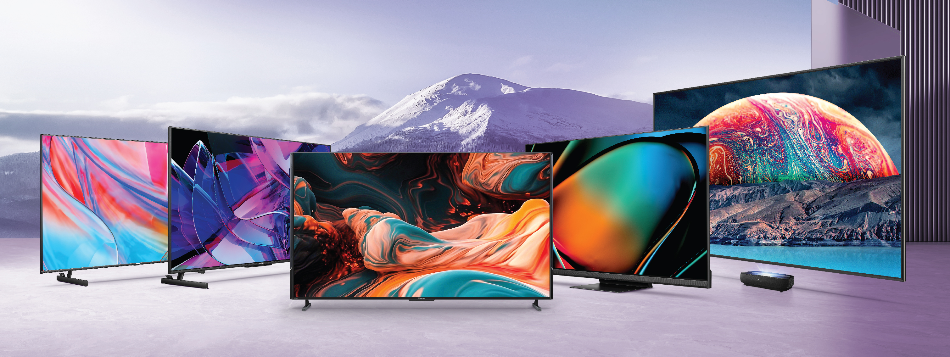 Hisense TV and Laser TV Lineup