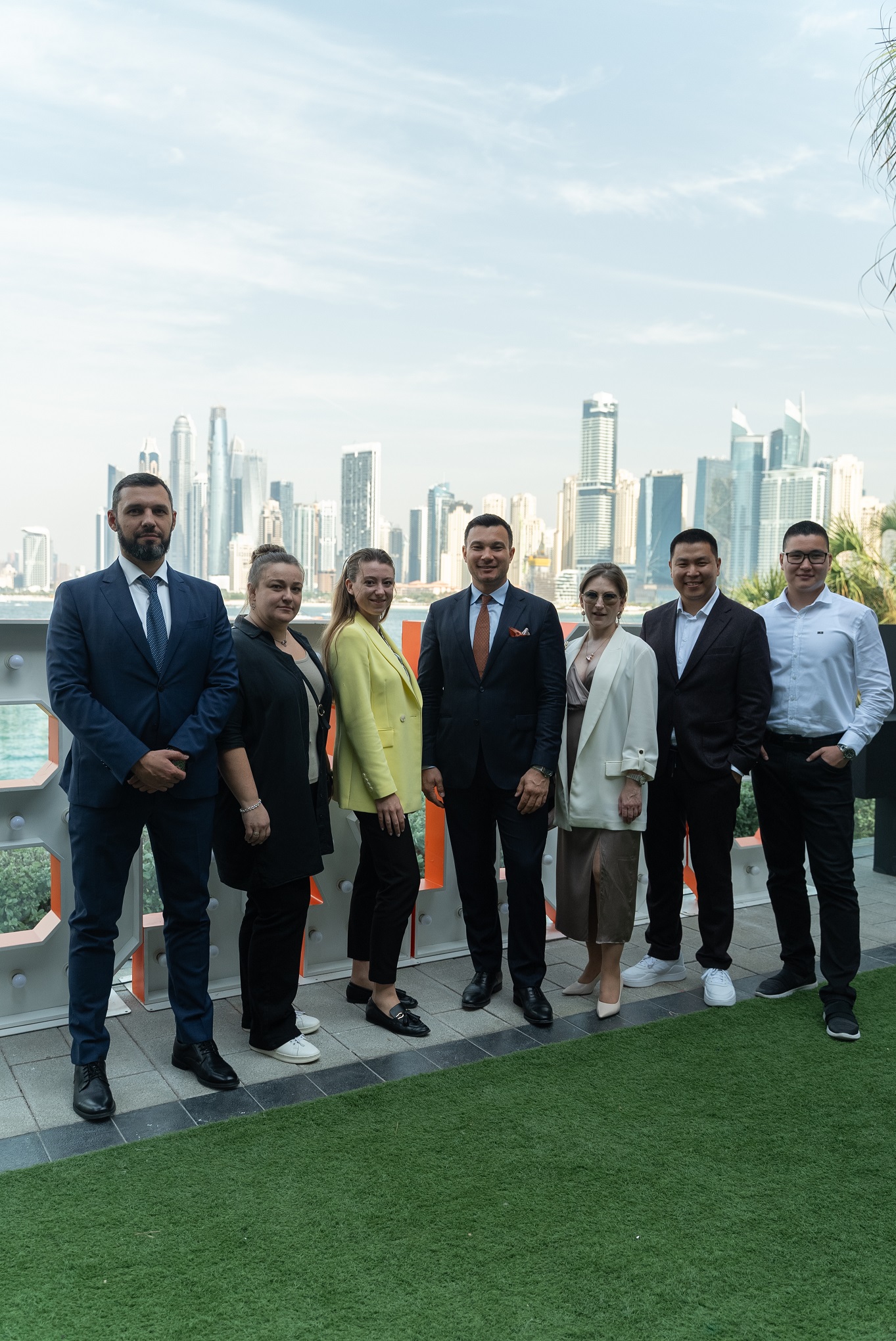 Alexander (center) with Uppercase Team of Lawyers