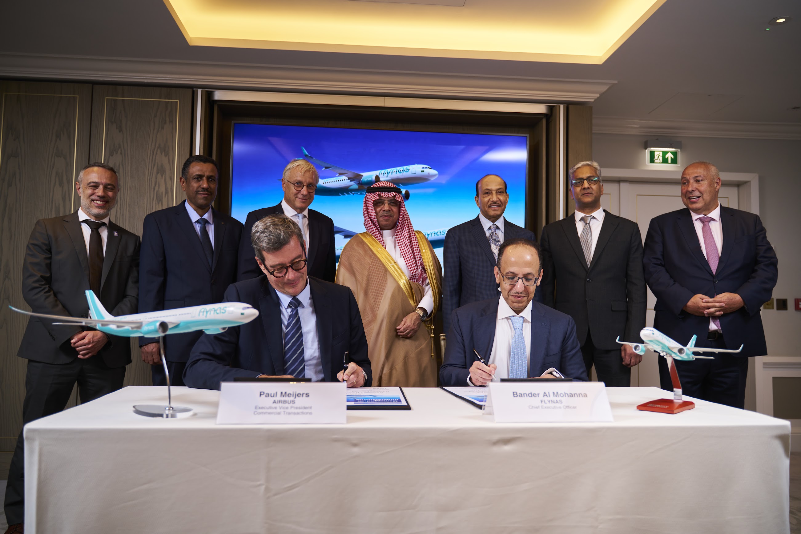 Airbus and Flynas signing ceremony