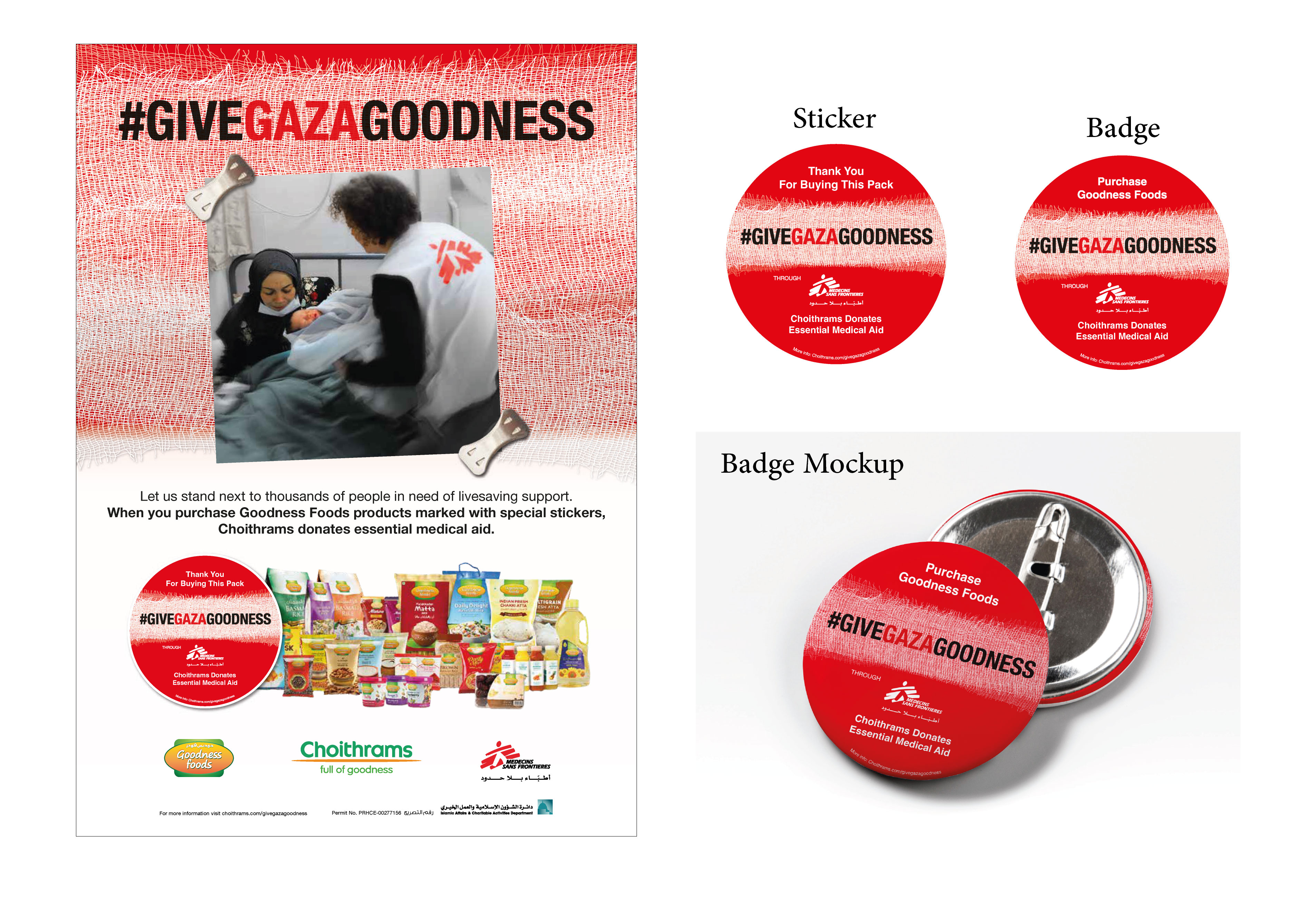 Campaign Branding - Pins and Stickers
