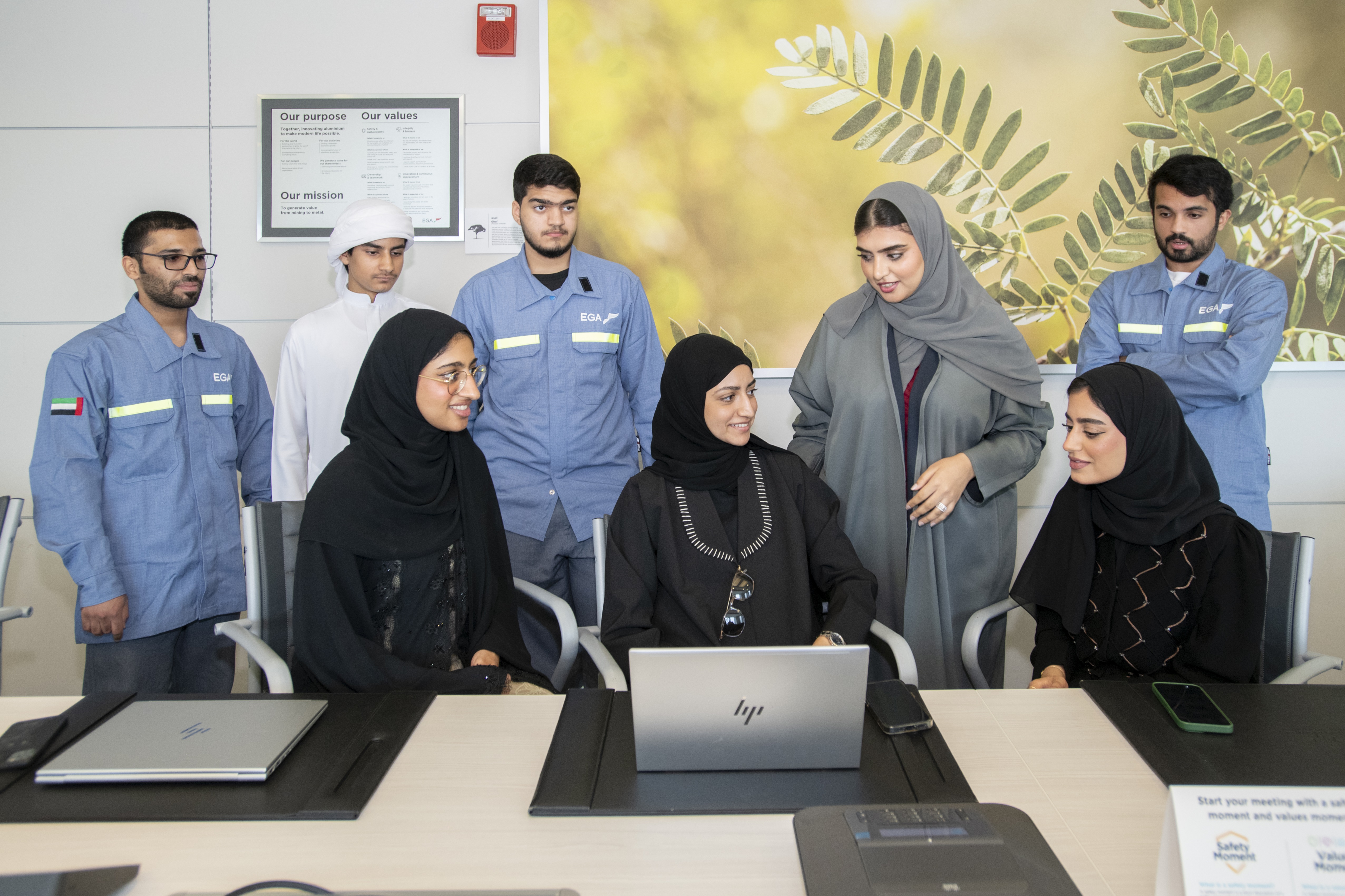 EGA’s annual summer training programme welcomes UAE National students considering careers in industry LR 2
