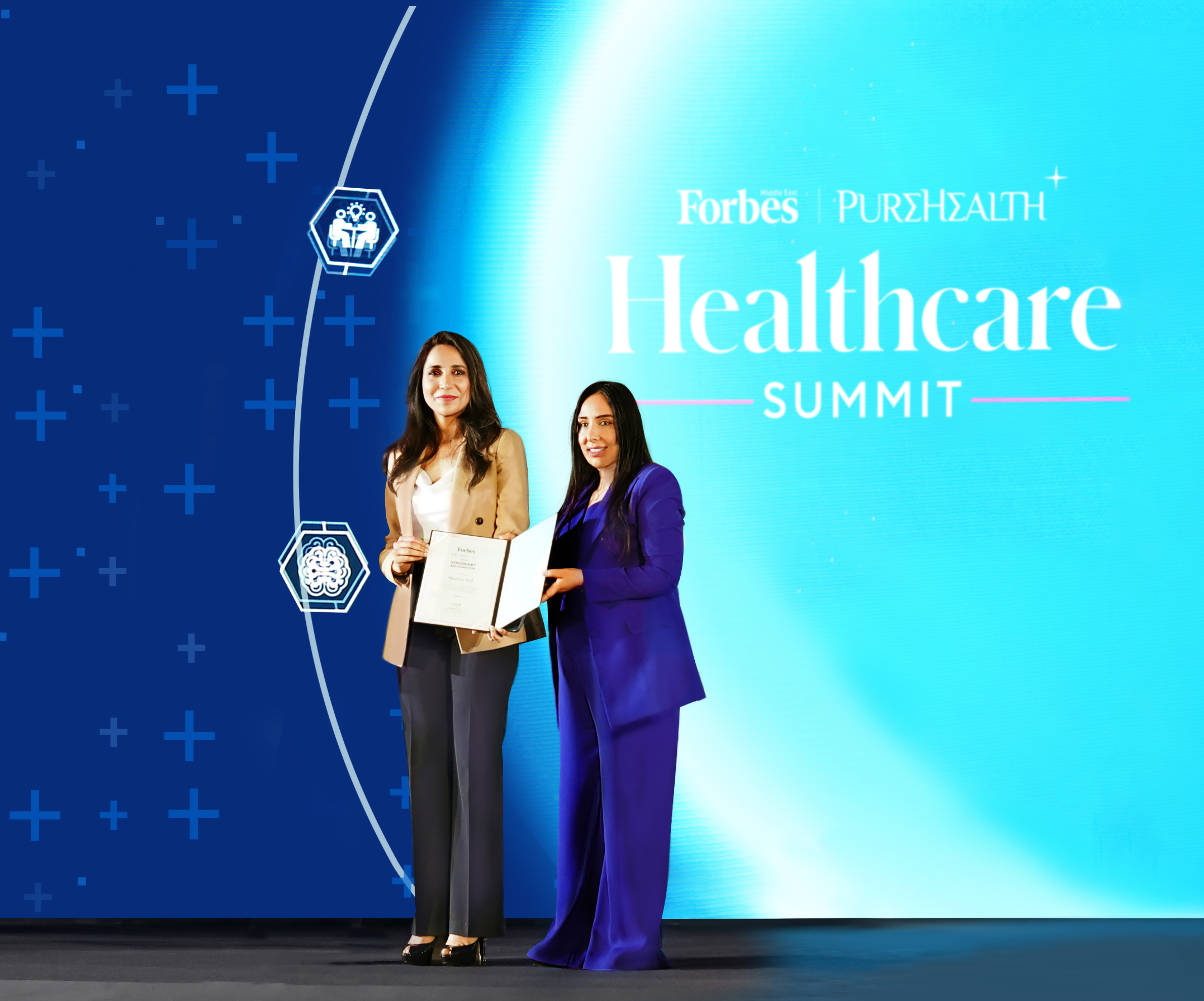 Khuloud Al Omian, CEO and Editor-in-Chief of Forbes Middle East _ Shaista Asif, Group CEO at PureHealth