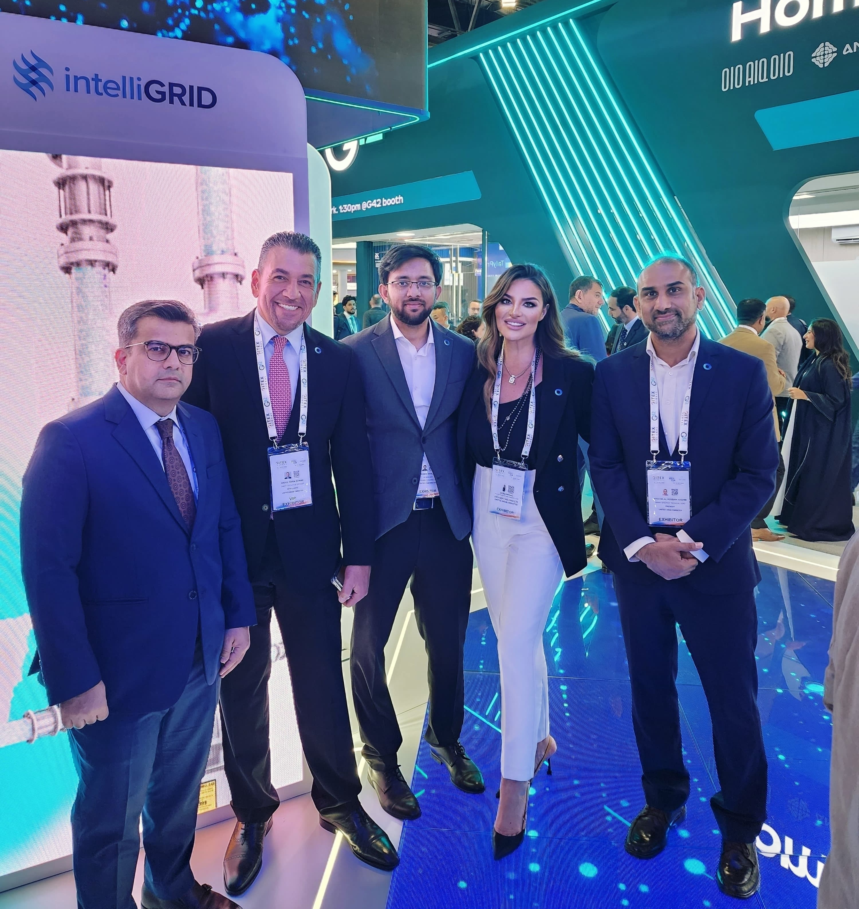 Abdul Karim Sawan CEO IntelliGrid and Team