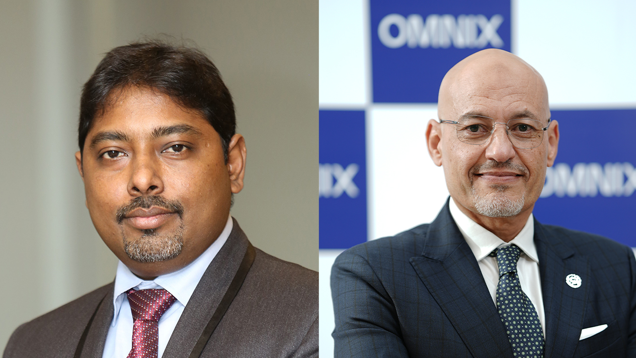 Photo - From L to R - Rizwan Kareem, Business Unit Manager - Industry Support Solutions and Walid Gomaa, CEO of Omnix