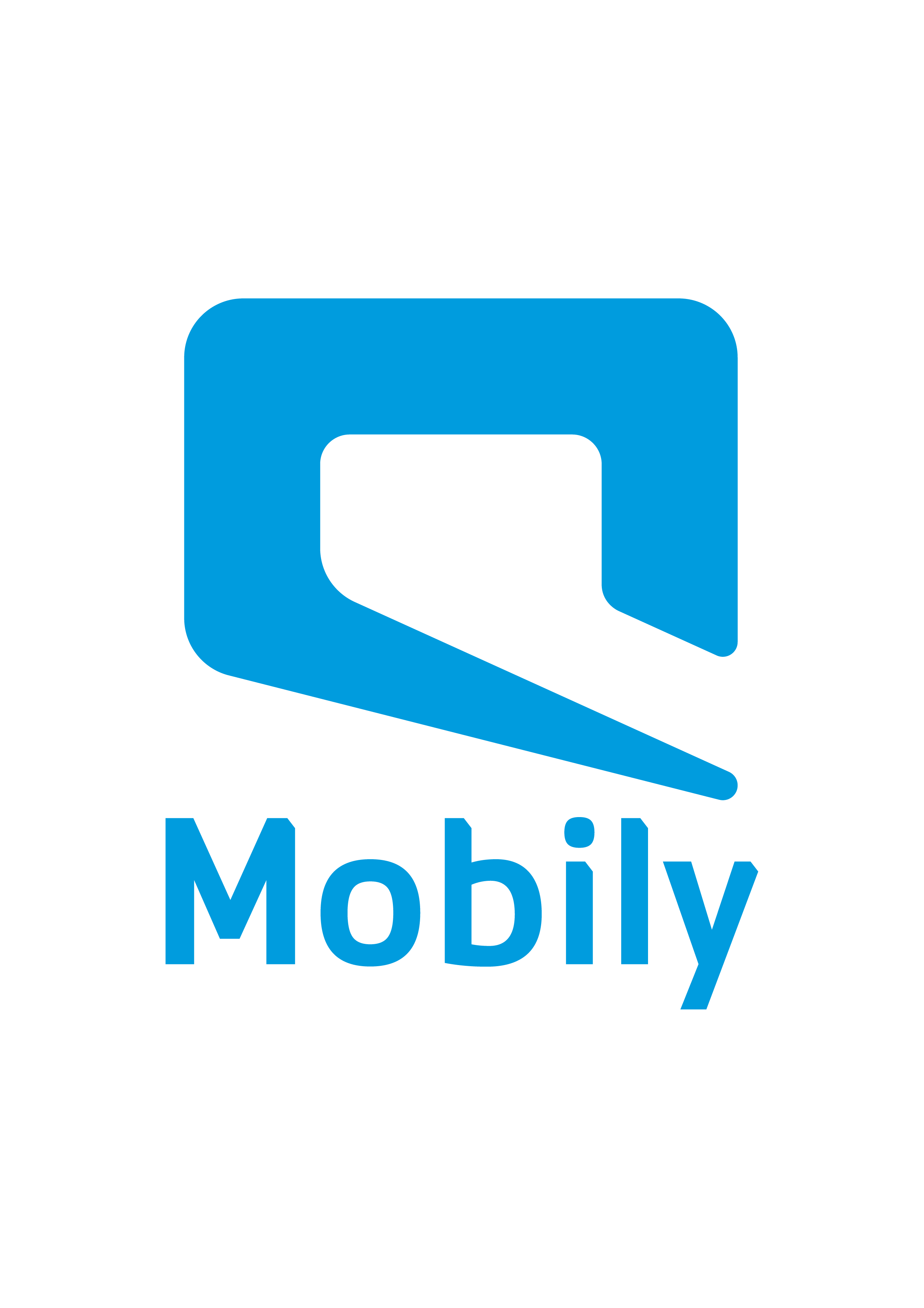 Blue-English Mobily Emblem
