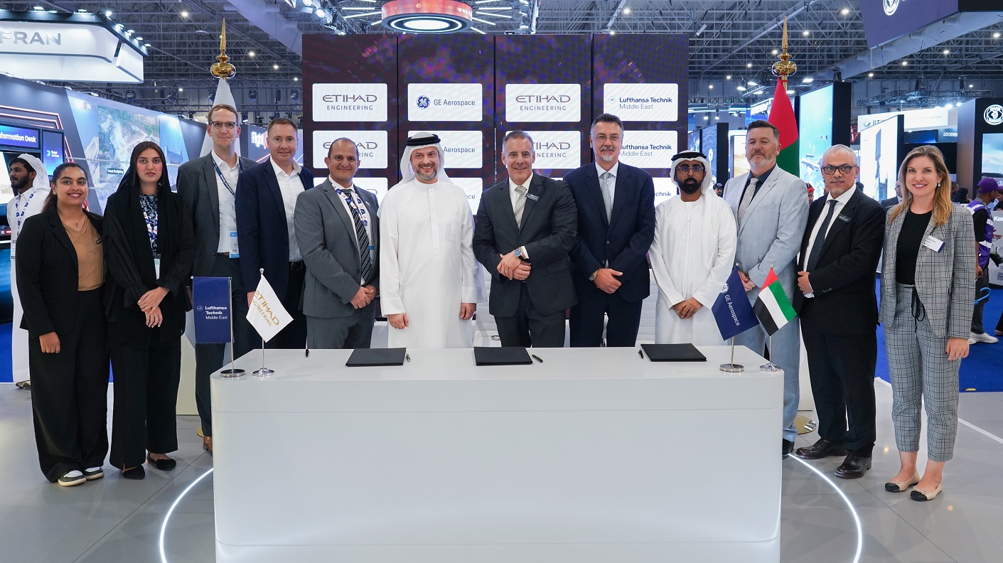 GE Aerospace and Etihad Engineering Jointly Sign Strategic Collaboration Agreement with Lufthansa Technik ME