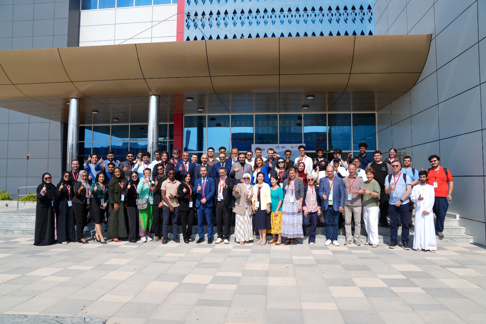Participants of INISTA 2025 on AURAK campus
