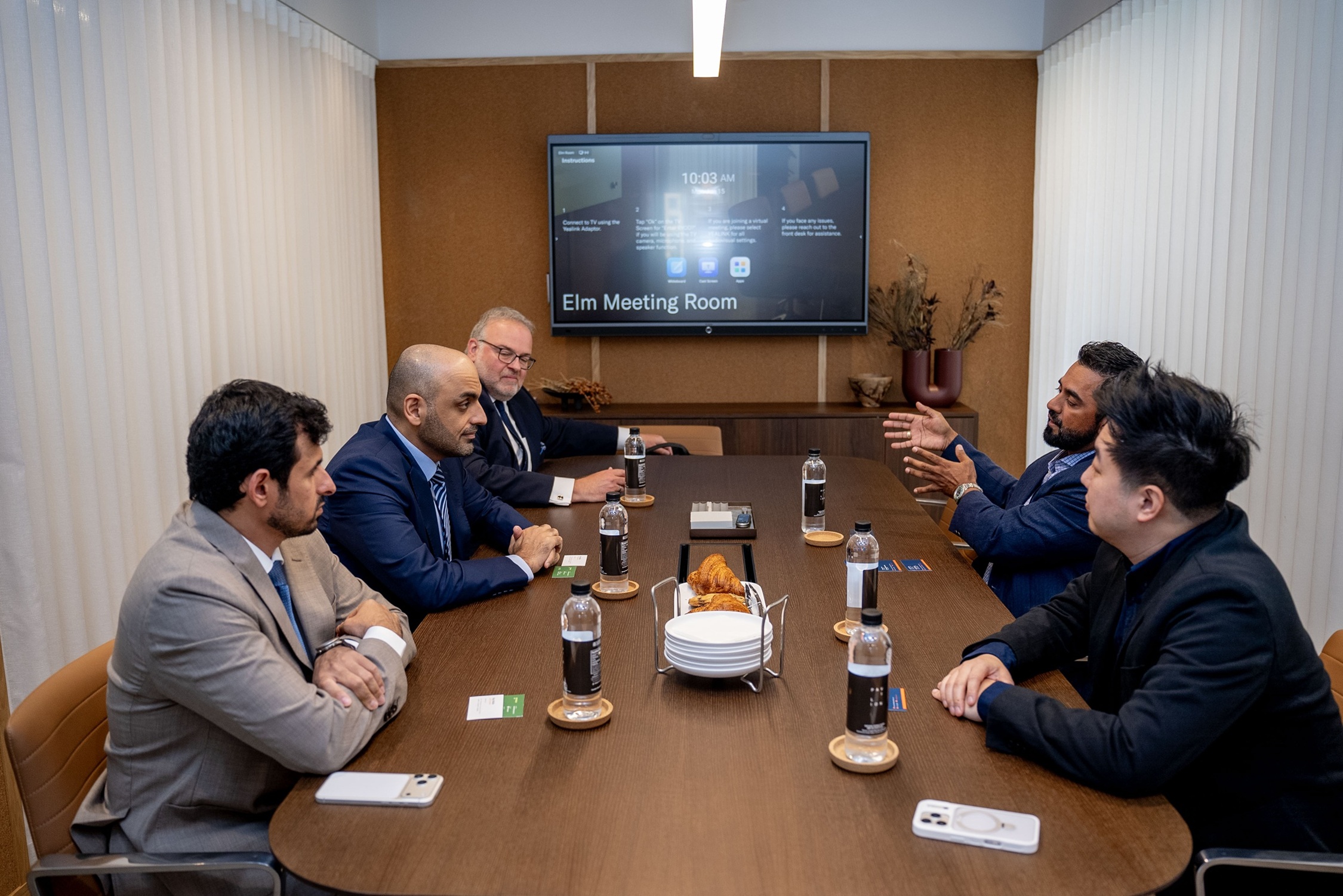 During the meeting with Launch Academy