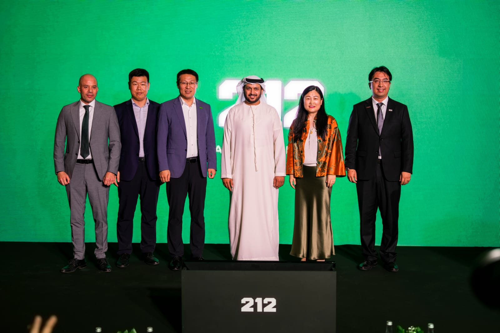 Senior Leadership of Legend Motors and 212 at the opening of Abu Dhabi showroom and launch of 212 T01 Navigator