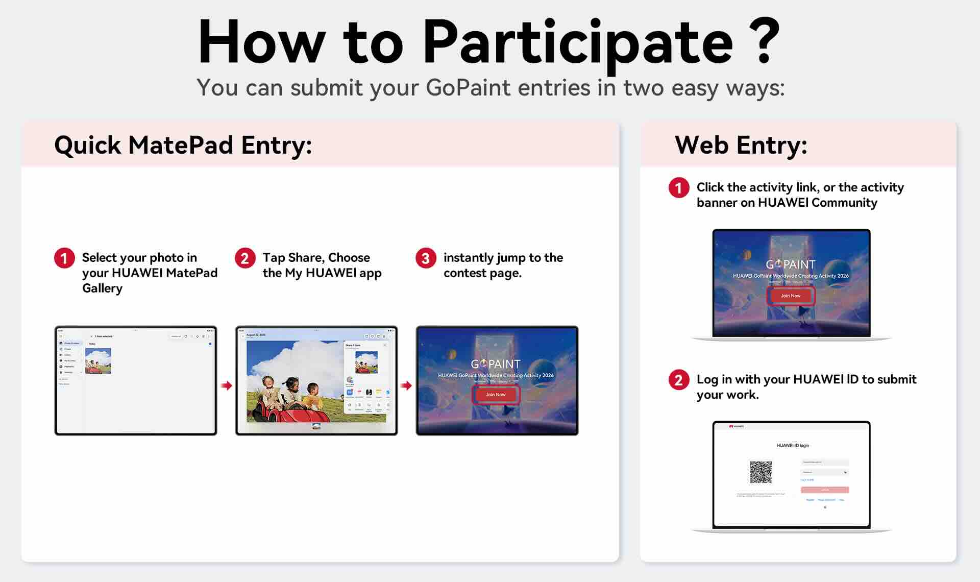 GoPaint entry instructions