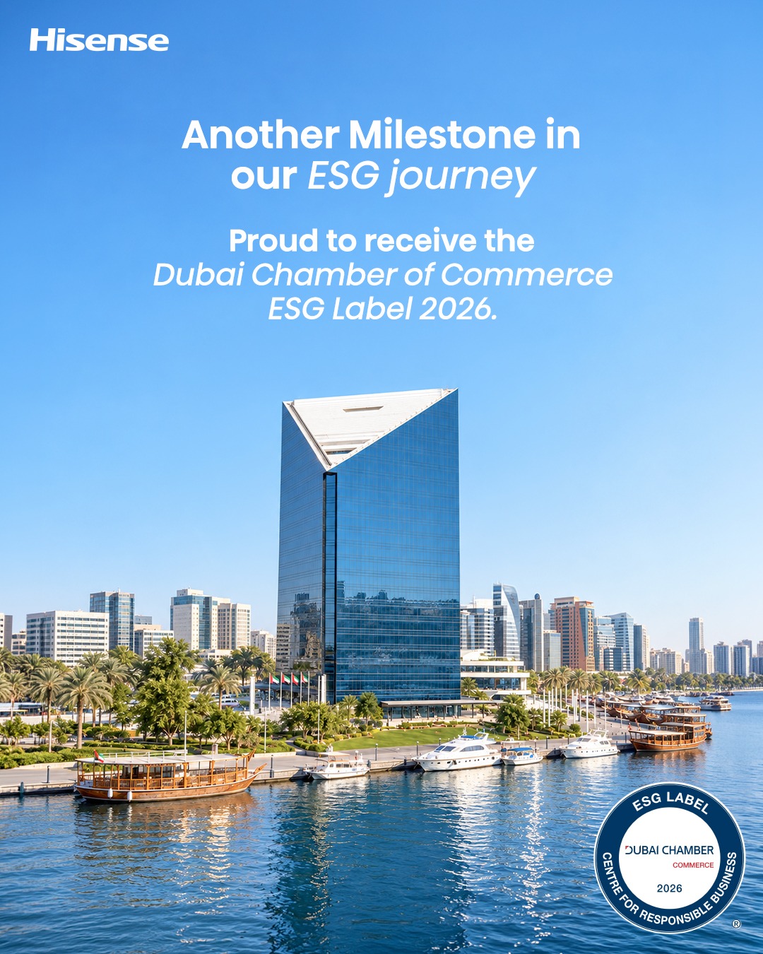Hisense Dubai Chamber ESG Label