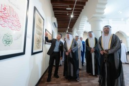 Sultan Al Qasimi Attends Opening of 12th Sharjah Calligraphy Biennial
